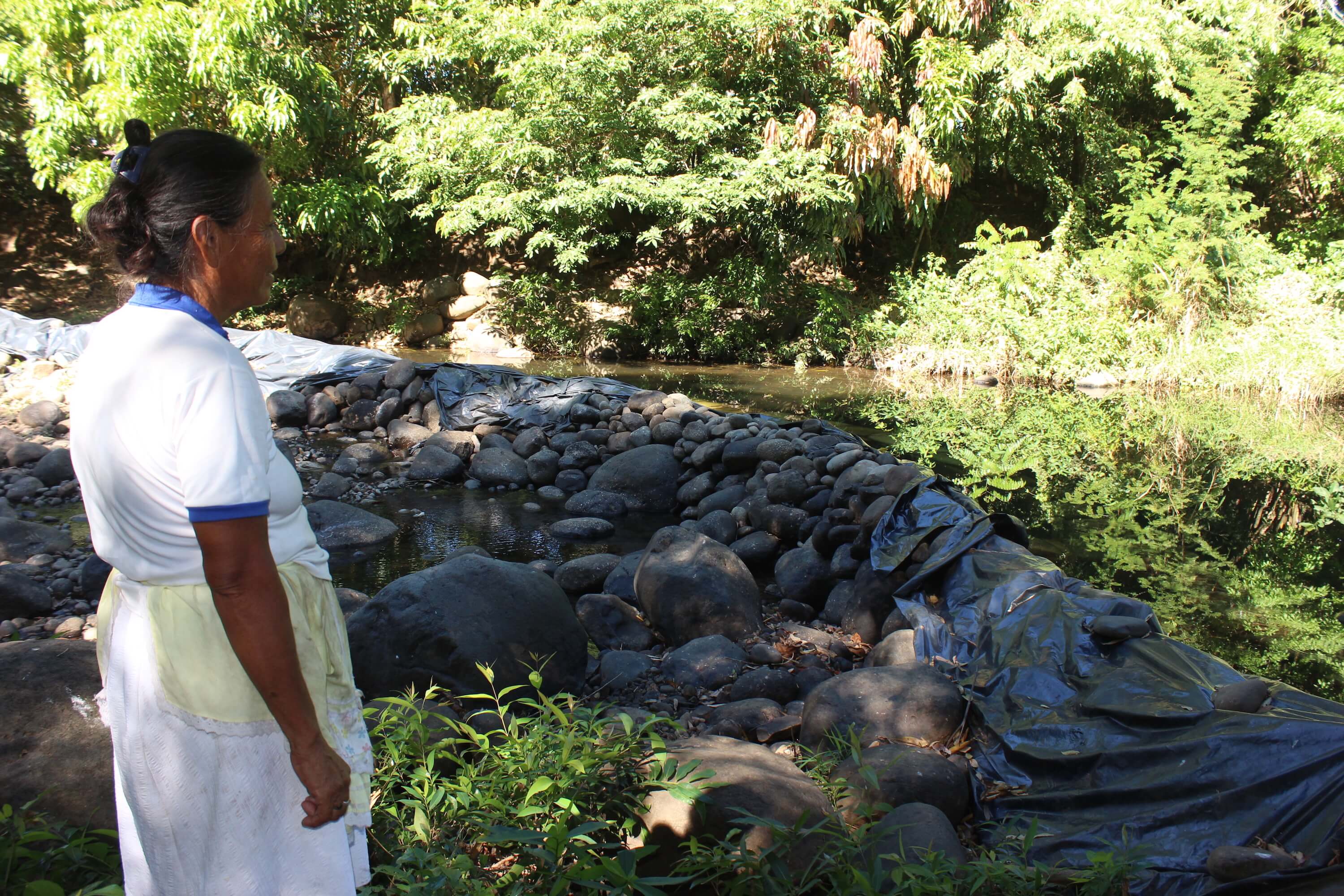 Comunidades de Ahuachapán denuncian bloqueo de río Guayapa Abajo